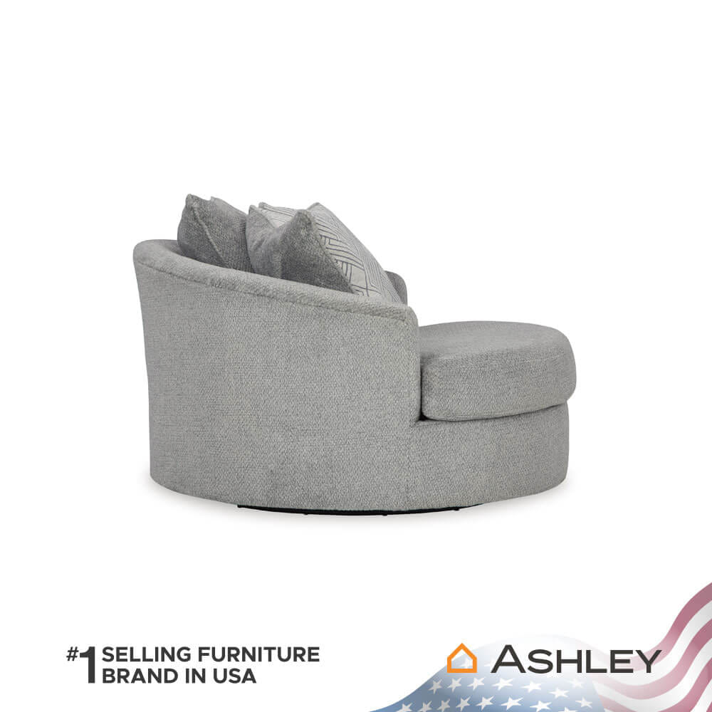โซฟาหมุนได้ 1 ที่นั่ง ASHLEY FURNITURE HOMESTORE รุ่น CASSELBURY/1 สีเทา