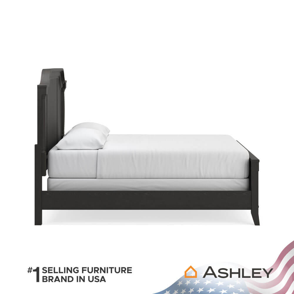 เตียงนอนขนาด 6 ฟุต ASHLEY FURNITURE HOMESTORE รุ่น WELLTERN/180 สีดำ