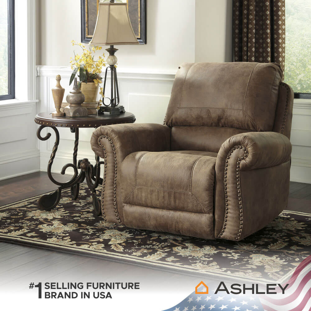 โซฟาปรับเอนนอน 1 ที่นั่ง ASHLEY FURNITURE HOMESTORE รุ่น LARKINHURST/1R สีน้ำตาล