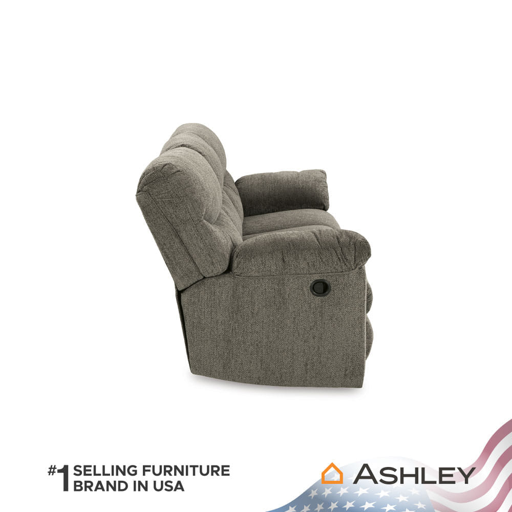 โซฟาปรับเอนนอน 3 ที่นั่ง ASHLEY FURNITURE HOMESTORE รุ่น ALPHONS/3RR สีน้ำตาล