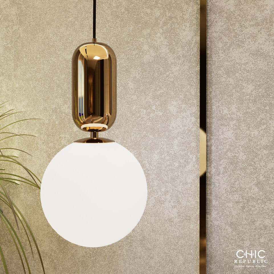 โคมไฟช่อ CHIC REPUBLIC รุ่น MEGHAN/1 สีทอง_4