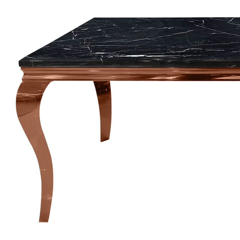 โต๊ะอาหาร CHIC REPUBLIC รุ่น SANTIAGO-RG/220 MARBLE สีดำ_4