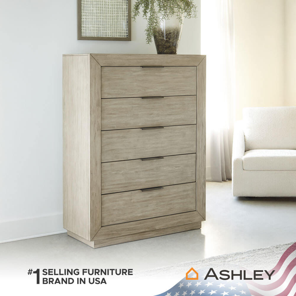 ตู้ลิ้นชัก 5 ลิ้นชัก ASHLEY FURNITURE HOMESTORE รุ่น HENNINGTON/110 สีไม้ธรรมชาติ_4
