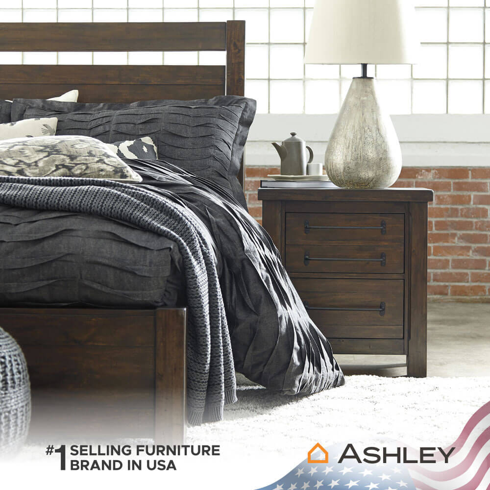 โต๊ะข้างเตียง ASHLEY FURNITURE HOMESTORE รุ่น STARMORE สีน้ำตาล_4