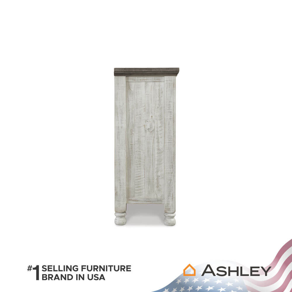 ตู้ลิ้นชัก 8 ลิ้นชัก 1 บานเปิด ASHLEY FURNITURE HOMESTORE รุ่น HAVALANCE/157 สีขาววินเทจ_4