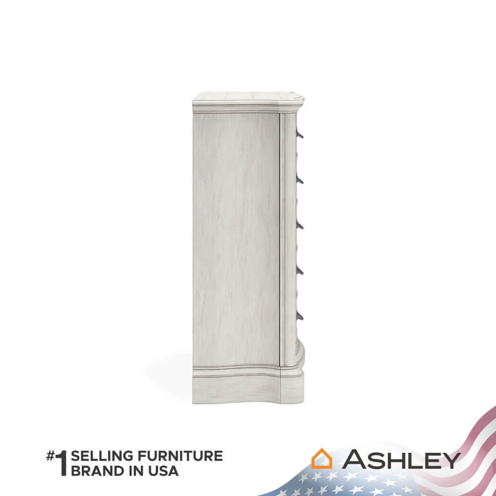 ตู้ลิ้นชัก 5 ลิ้นชัก ASHLEY FURNITURE HOMESTORE รุ่น ARLENDYNE/109 สีขาววินเทจ