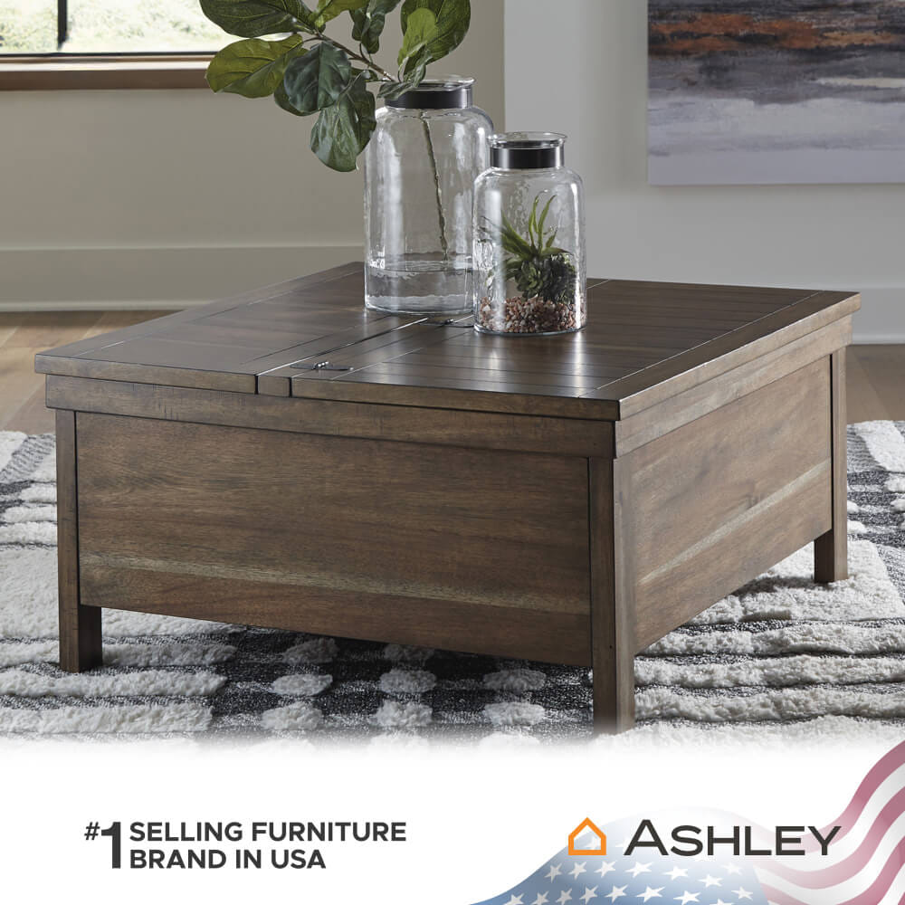 โต๊ะกลาง พร้อมลิฟท์ท็อป ASHLEY FURNITURE HOMESTORE รุ่น MORIVILLE/91 สีน้ำตาล_4