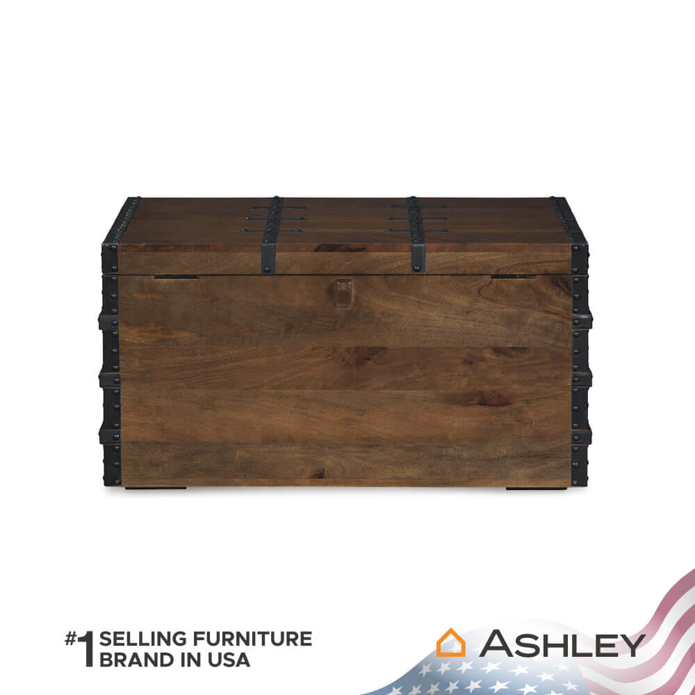 โต๊ะกลาง พร้อมที่เก็บของ ASHLEY FURNITURE HOMESTORE รุ่น KETTLEBY/87 สีน้ำตาล_4