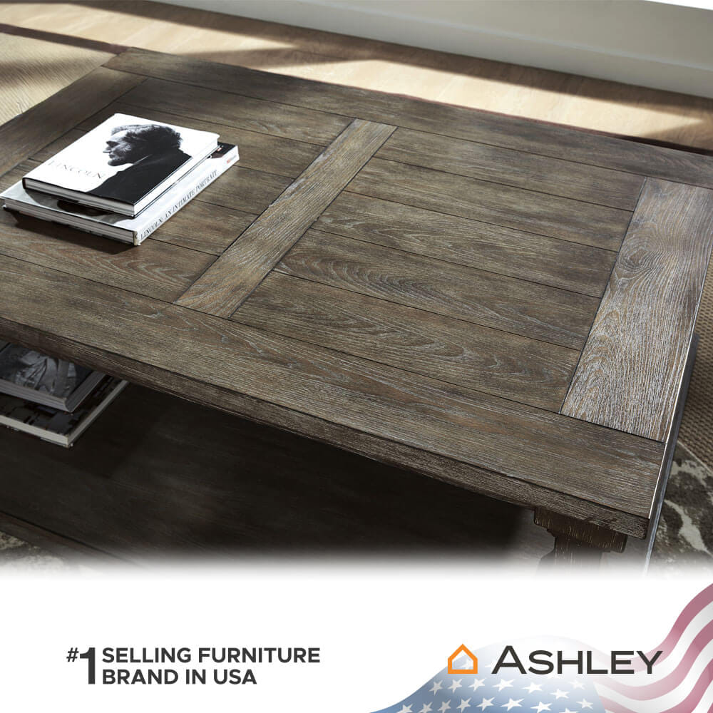 โต๊ะกลาง ASHLEY FURNITURE HOMESTORE รุ่น JOHNELLE/137 สีน้ำตาล_4