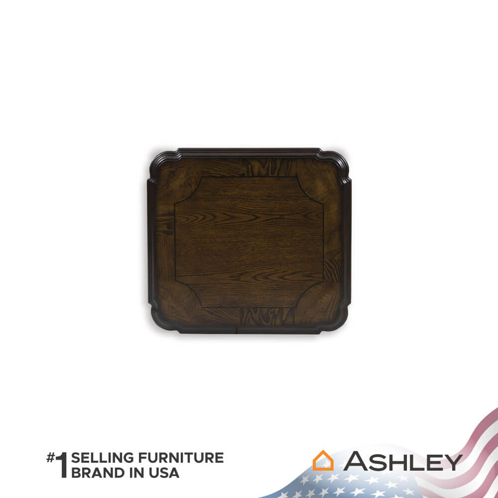โต๊ะข้าง ASHLEY FURNITURE HOMESTORE รุ่น MAYLEE/63 ขนาด 63 ซม. สีน้ำตาลเข้ม