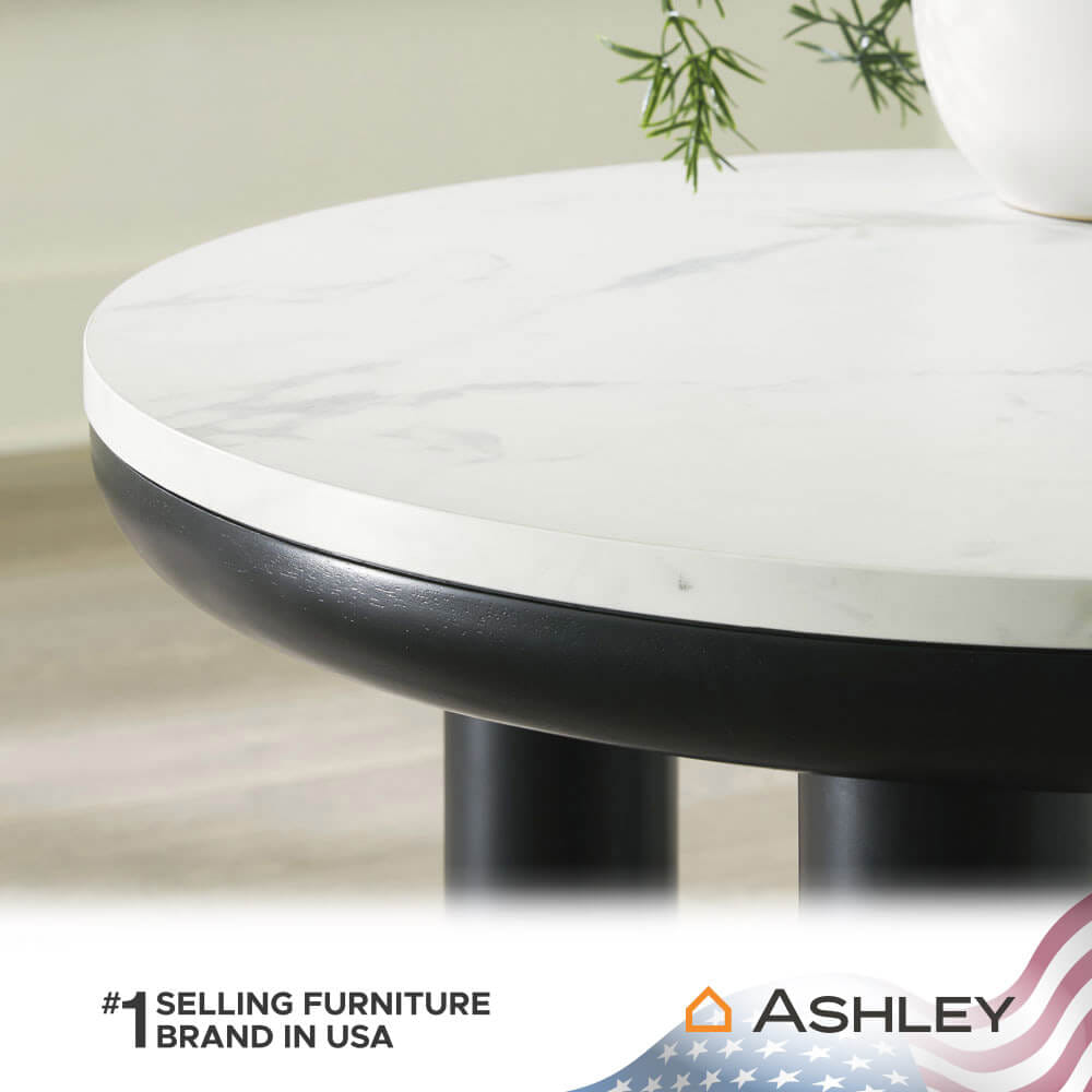 ชุดโต๊ะข้าง ASHLEY FURNITURE HOMESTORE รุ่น XANDRUM/3 สีขาว_4