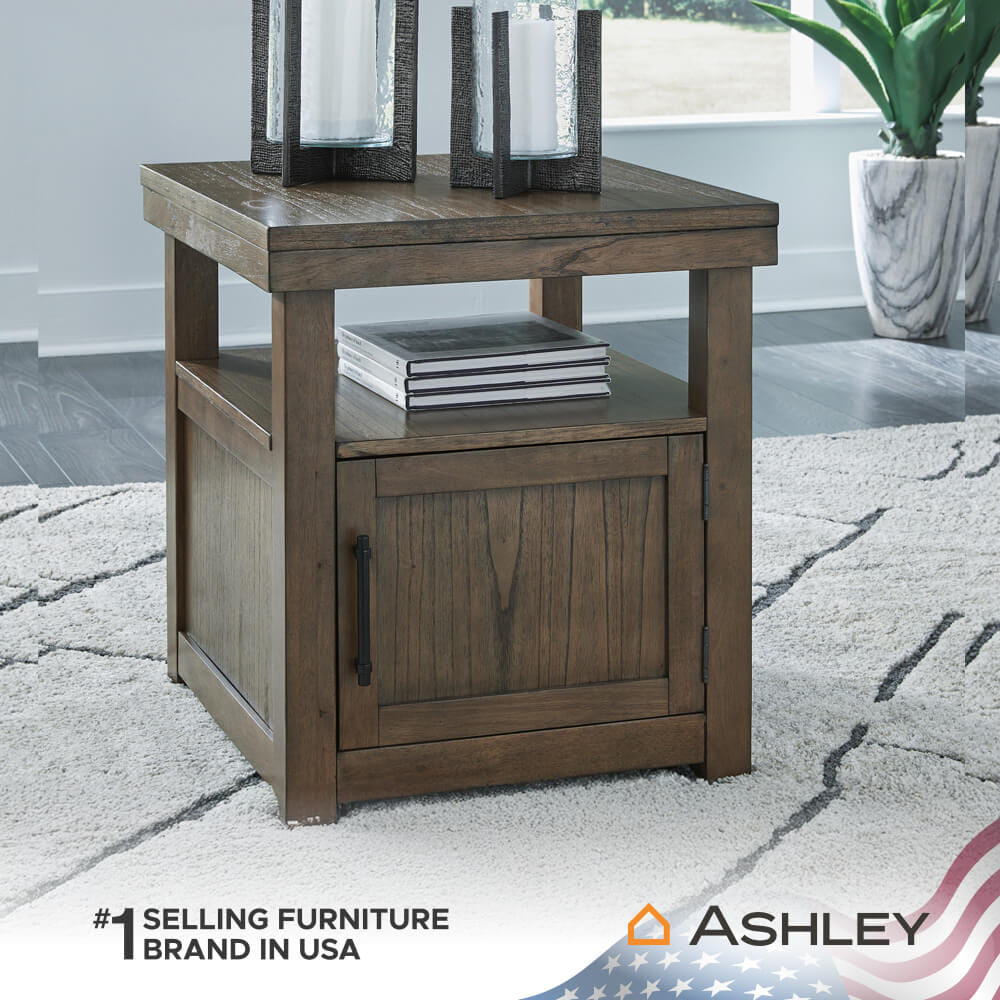 โต๊ะข้าง ASHLEY FURNITURE HOMESTORE รุ่น BOARDERNEST/60 สีน้ำตาล_4