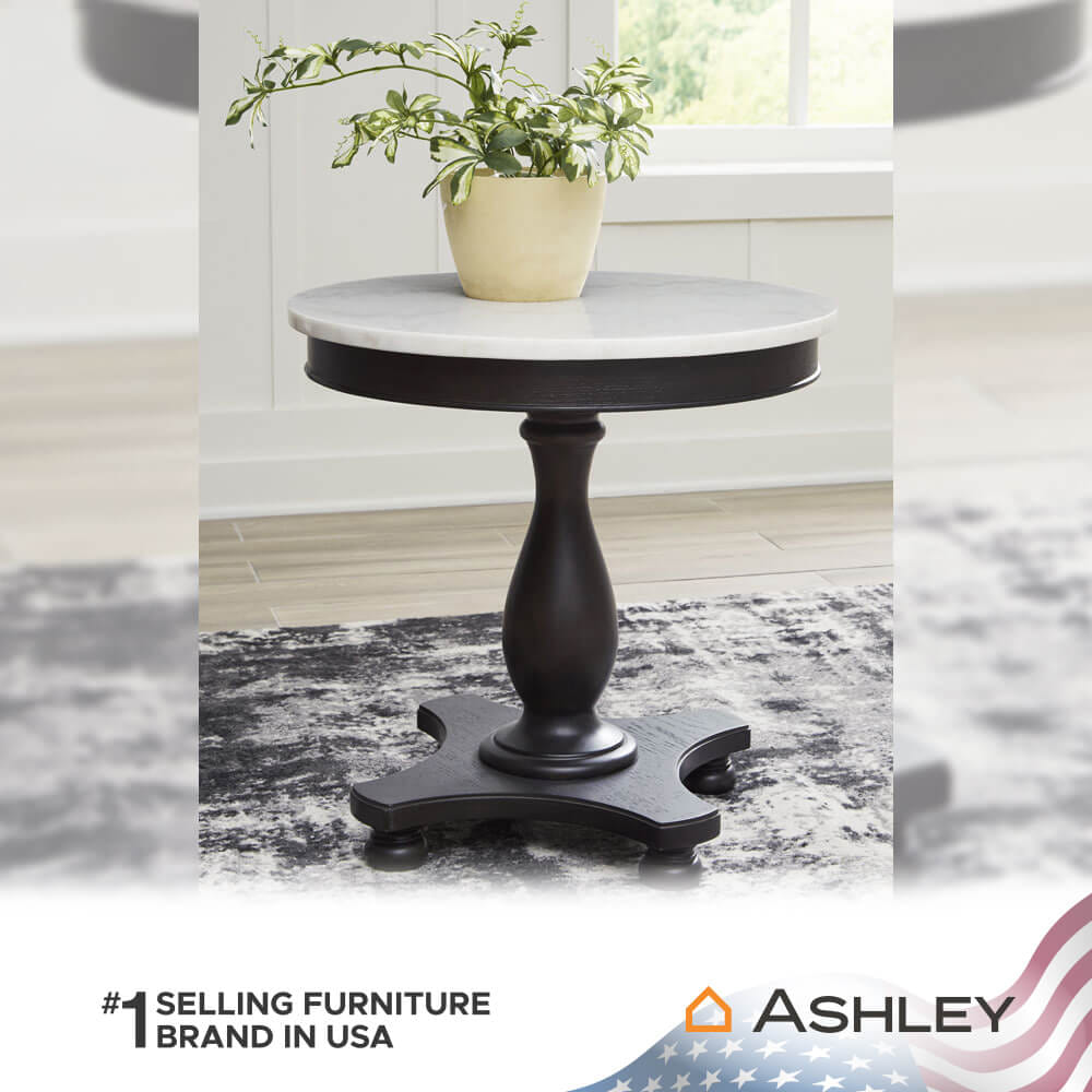 โต๊ะข้าง ASHLEY FURNITURE HOMESTORE รุ่น HENRIDGE/60 สีดำ_4
