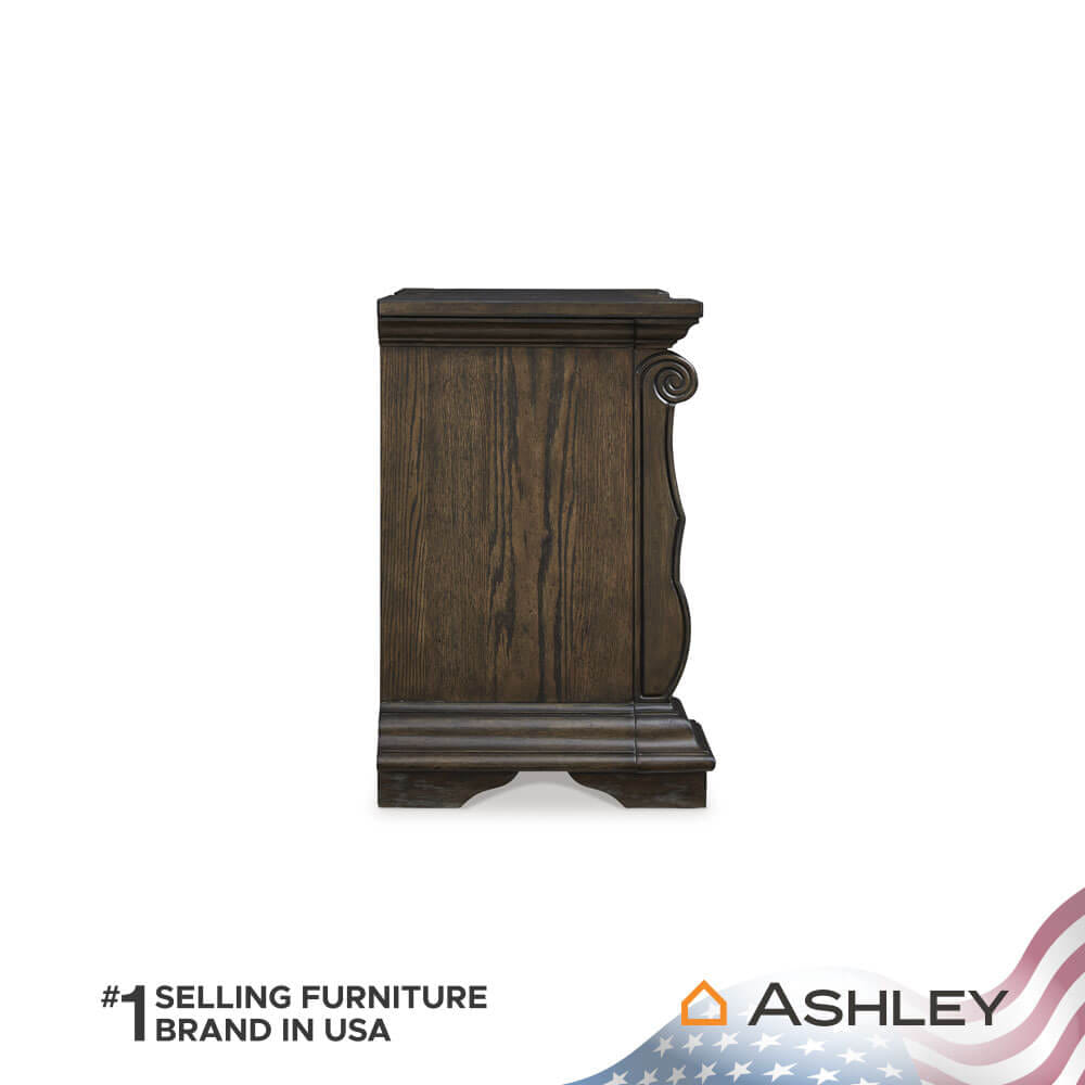 ตู้ข้างเตียง ASHLEY FURNITURE HOMESTORE รุ่น MAYLEE สีน้ำตาลเข้ม_4