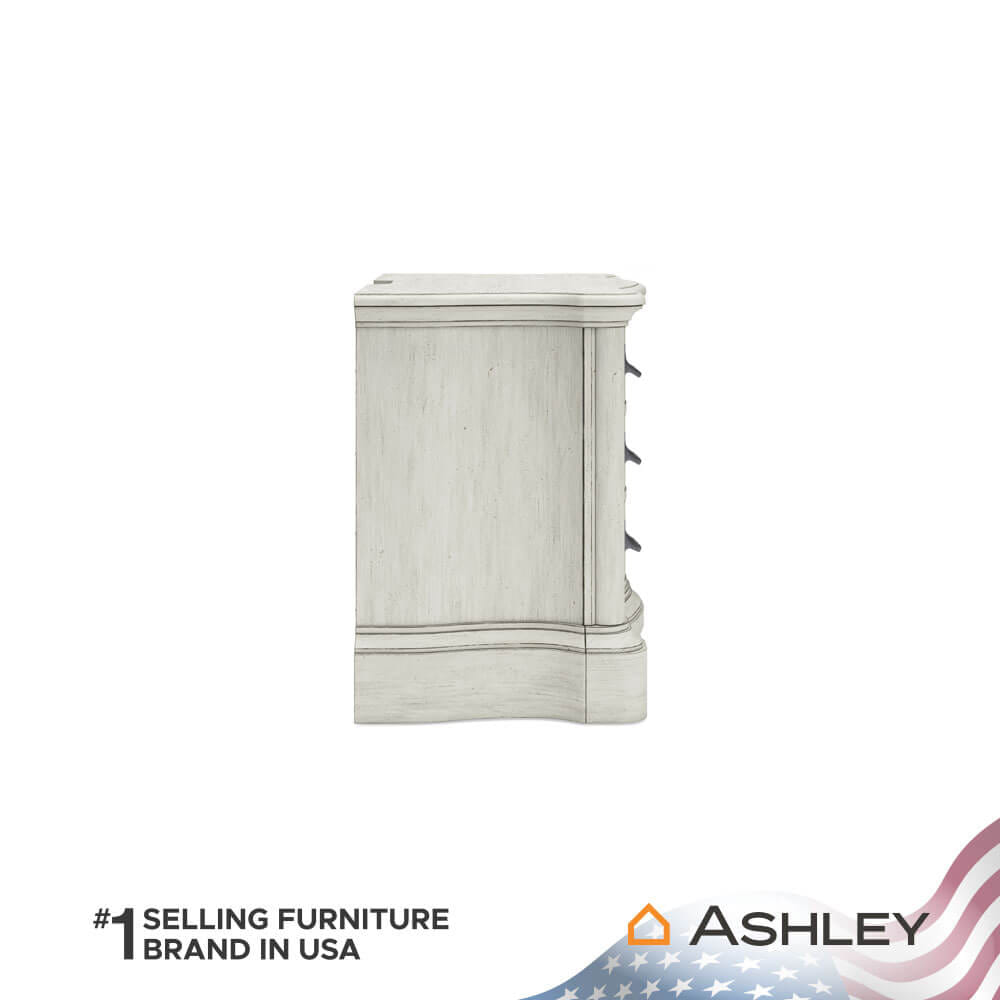 โต๊ะข้างเตียง ASHLEY FURNITURE HOMESTORE รุ่น ARLENDYNE สีขาววินเทจ_4