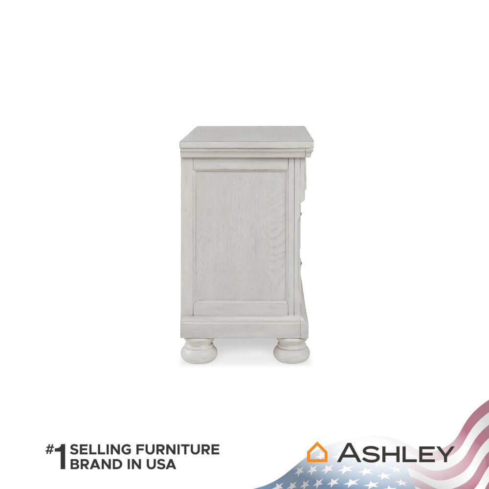 ตู้ข้างเตียง ASHLEY FURNITURE HOMESTORE รุ่น ROBBINSDALE สีขาววินเทจ_4