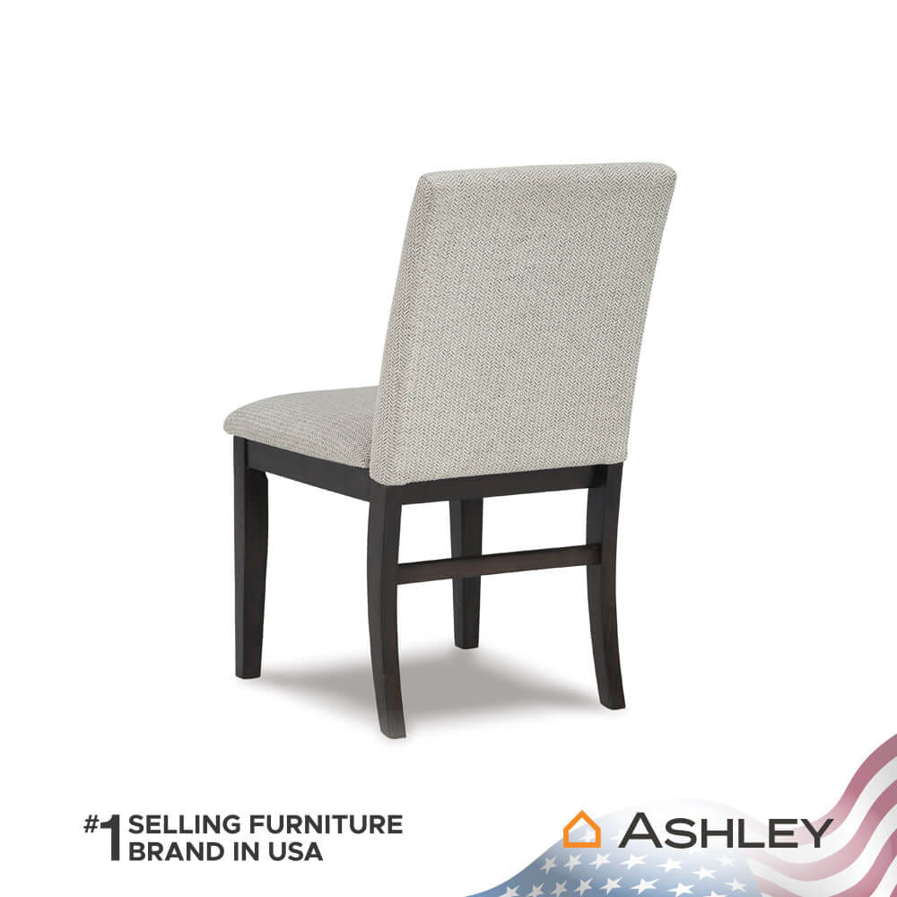 เก้าอี้ทานข้าว ASHLEY FURNITURE HOMESTORE รุ่น BRUXWORTH สีเทาอ่อน_4