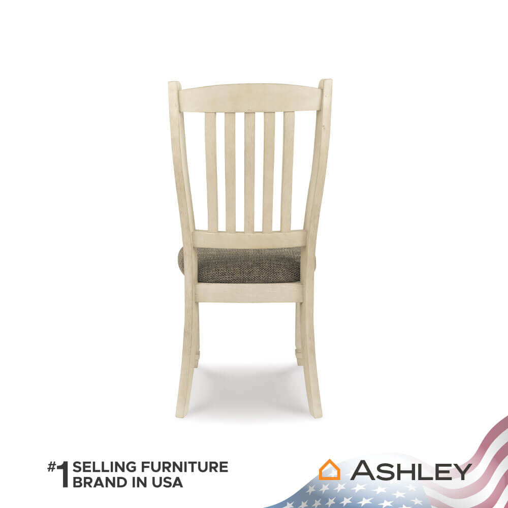 เก้าอี้ทานข้าว ASHLEY FURNITURE HOMESTORE รุ่น BOLANBURG-A สีขาววินเทจ_4