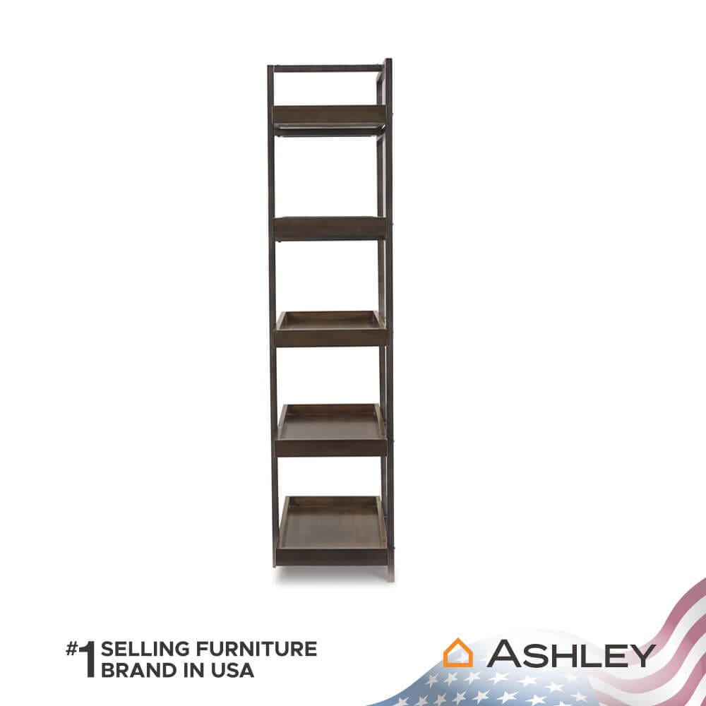 ชั้นวางของโล่ง 5 ชั้น ASHLEY FURNITURE HOMESTORE รุ่น STARMORE/5 สีน้ำตาลเข้ม