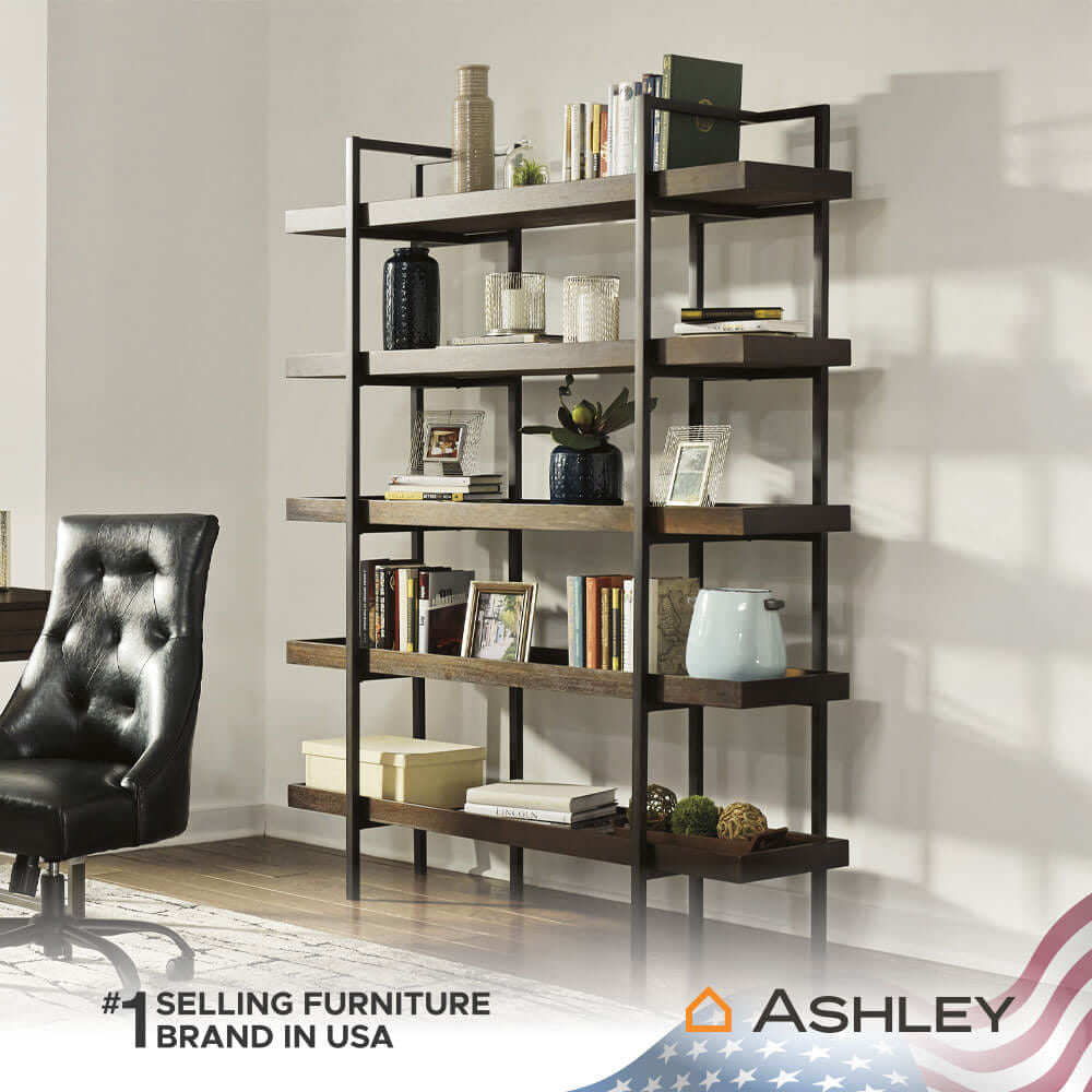 ชั้นวางของโล่ง 5 ชั้น ASHLEY FURNITURE HOMESTORE รุ่น STARMORE สีเทา