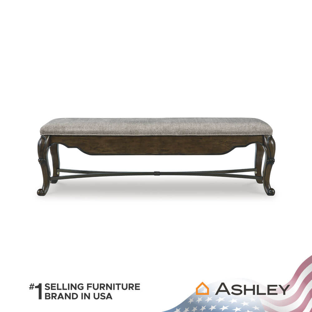 ม้านั่งพร้อมลิ้นชัก ASHLEY FURNITURE HOMESTORE รุ่น MAYLEE/160 สีน้ำตาลเข้ม_4