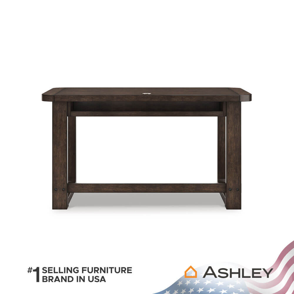โต๊ะทำงาน ASHLEY FURNITURE HOMESTORE รุ่น BRECKINGTON/142 สีน้ำตาลเข้ม