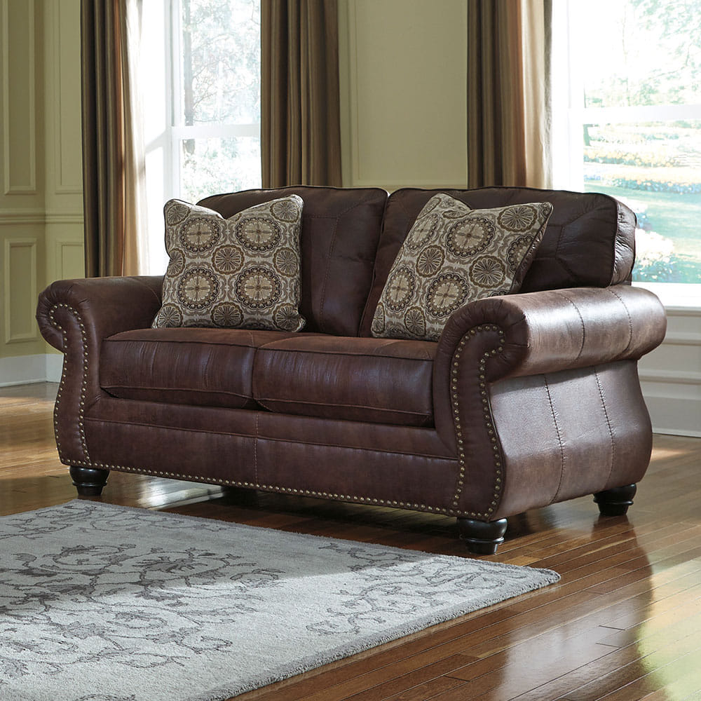 โซฟา 2 ที่นั่ง ASHLEY FURNITURE HOMESTORE รุ่น BREVILLE/2 สีน้ำตาลเข้ม