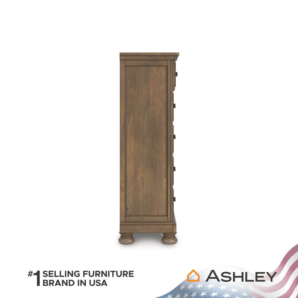 ตู้ลิ้นชัก 5 ลิ้นชัก ASHLEY FURNITURE HOMESTORE รุ่น VANDENMORE/100 สีน้ำตาล