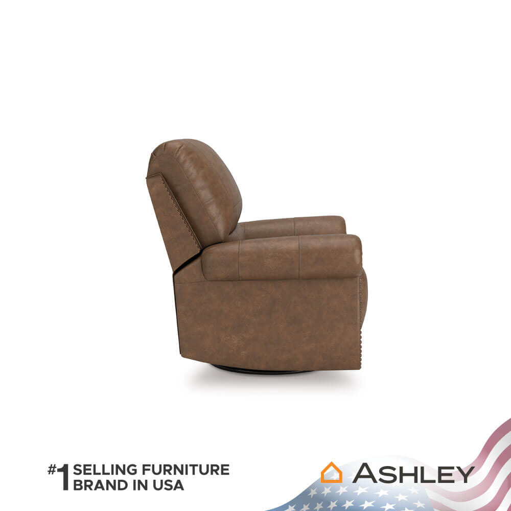 โซฟาปรับเอนนอน 1 ที่นั่ง ASHLEY FURNITURE HOMESTORE รุ่น SHADSBURNE/1R สีน้ำตาล