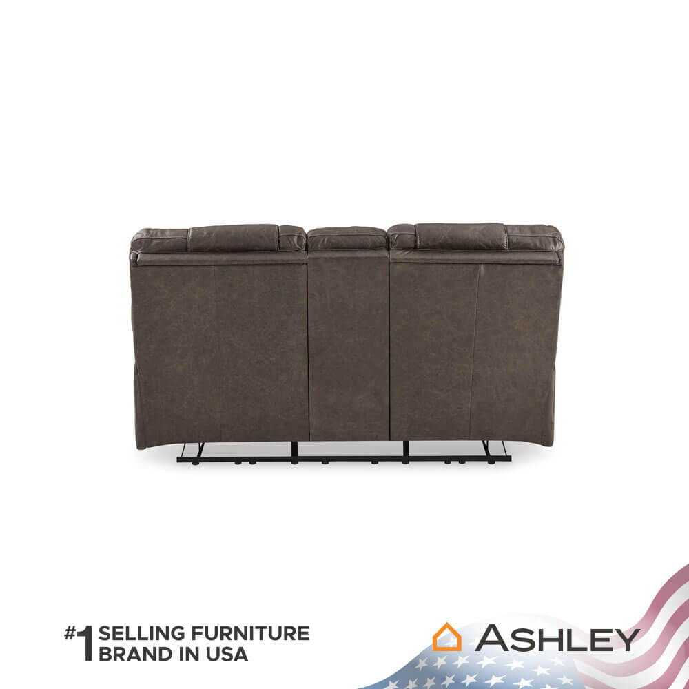 โซฟาปรับเอนไฟฟ้า 2 ที่นั่งพร้อมที่วางแขน ASHLEY FURNITURE HOMESTORE รุ่น WURSTROW/2RRM สีน้ำตาล