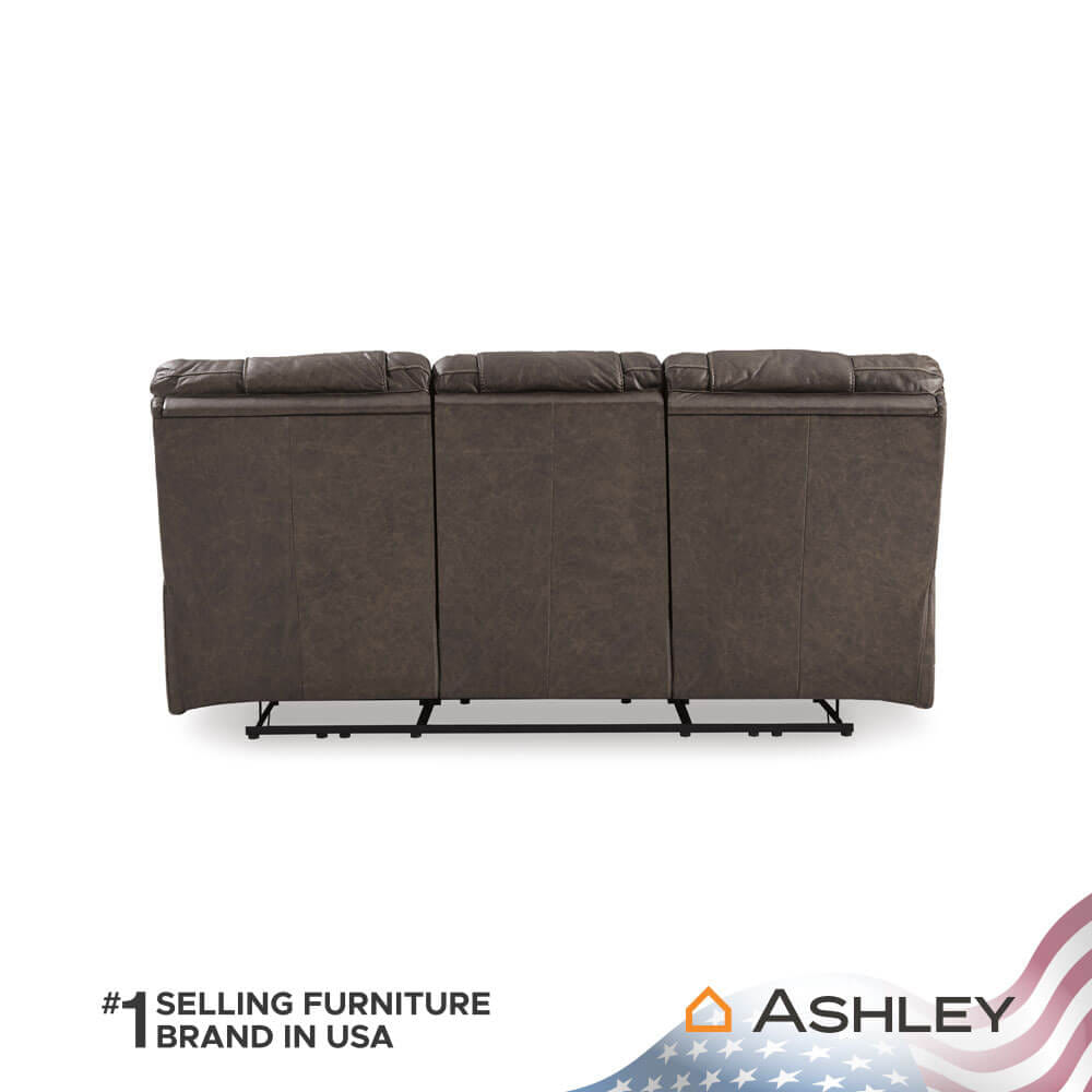 โซฟาปรับเอนไฟฟ้า 3 ที่นั่ง พร้อมพนักพิงศีรษะปรับได้ ASHLEY FURNITURE HOMESTORE รุ่น WURSTROW/3RRM สีน้ำตาล