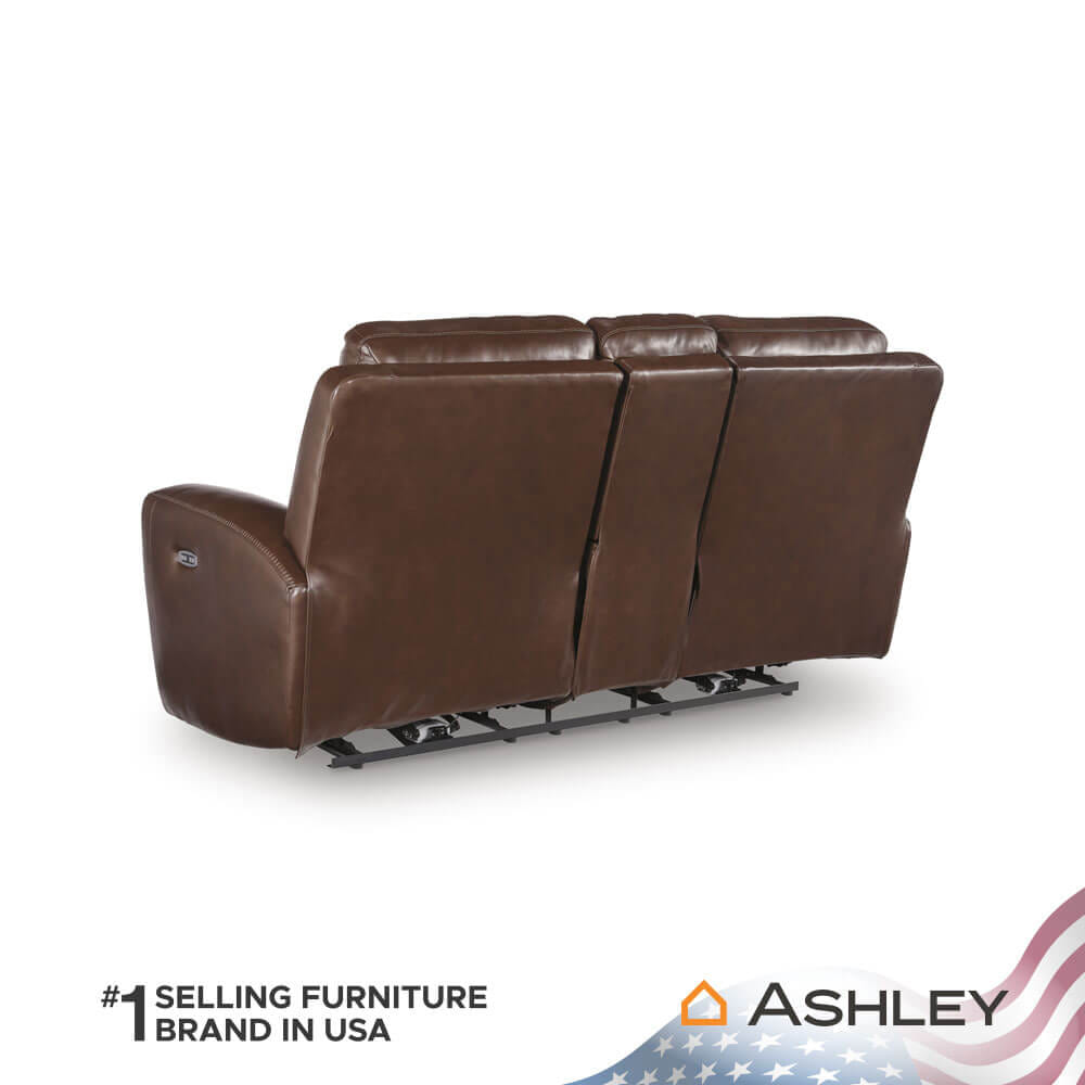 โซฟาปรับเอนนอนไฟฟ้า 2 ที่นั่งพร้อมที่วางแขน ASHLEY FURNITURE HOMESTORE  รุ่น MOMENTUM MOVES/2RRM สีน้ำตาลเข้ม