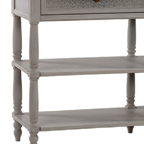 โต๊ะคอนโซล CHIC REPUBLIC รุ่น RHESUS/135 สีเทาวินเทจ_5