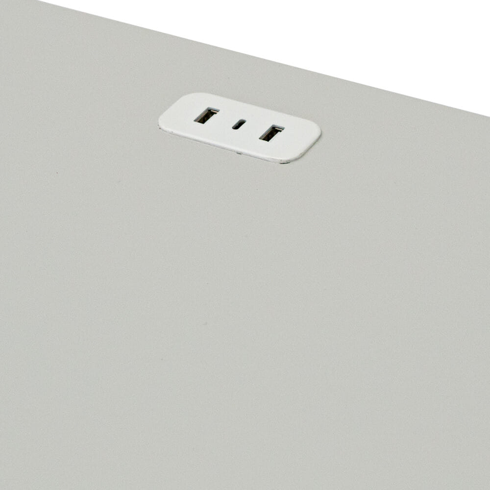 ตู้ข้างเตียงพร้อม USB และไฟส่องสว่าง CHIC REPUBLIC รุ่น TRELLO สีเทาอ่อน_5