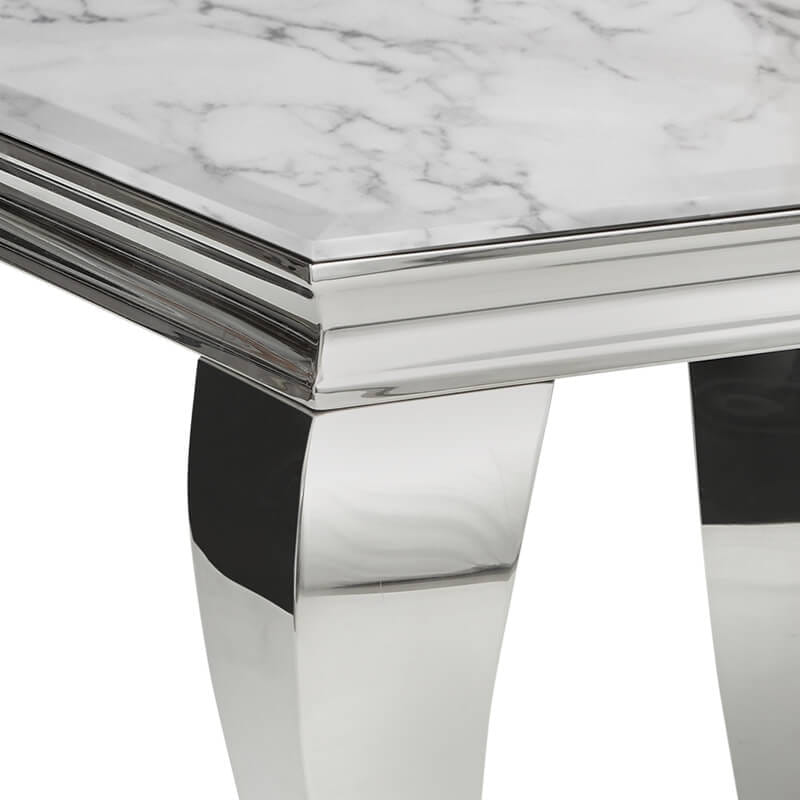 โต๊ะข้าง CHIC REPUBLIC รุ่น SANTIAGO-CH/60 MARBLE สีขาว_5