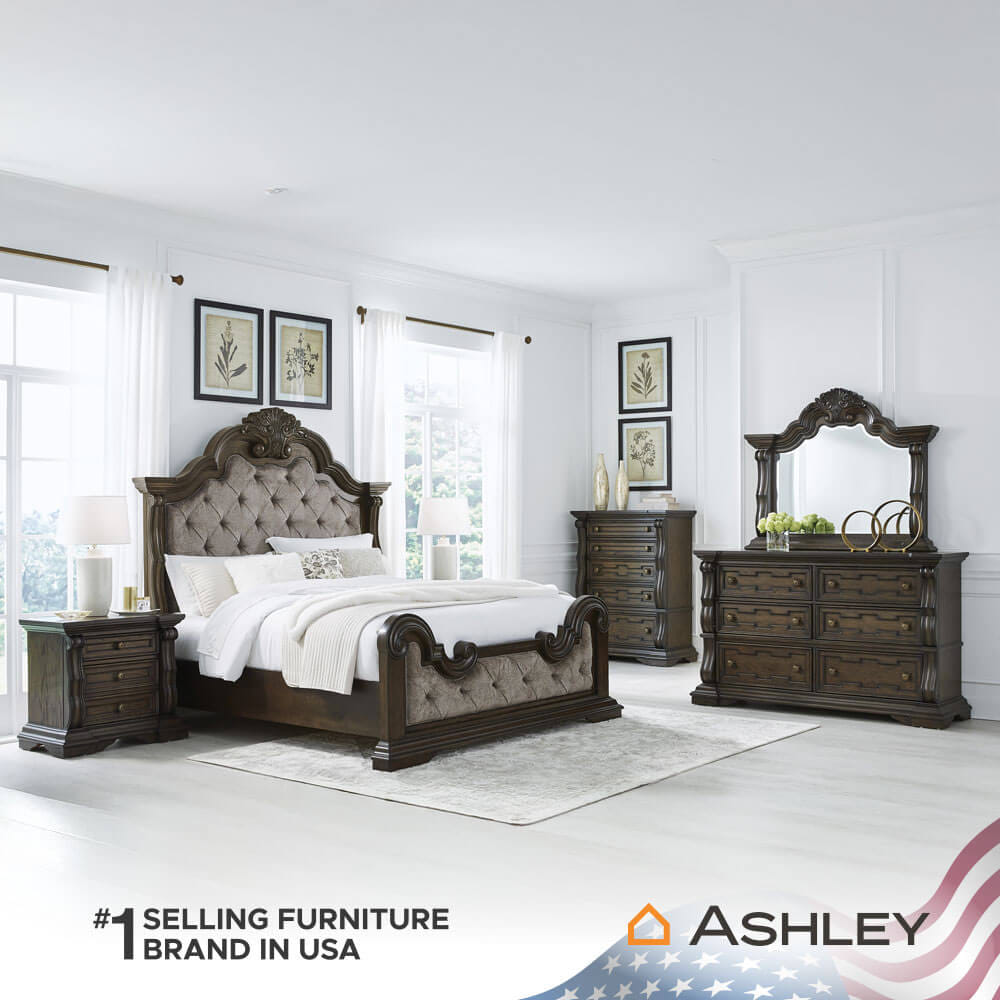ตู้ลิ้นชัก 6 ลิ้นชัก ASHLEY FURNITURE HOMESTORE รุ่น MAYLEE/181 สีน้ำตาลเข้ม_5
