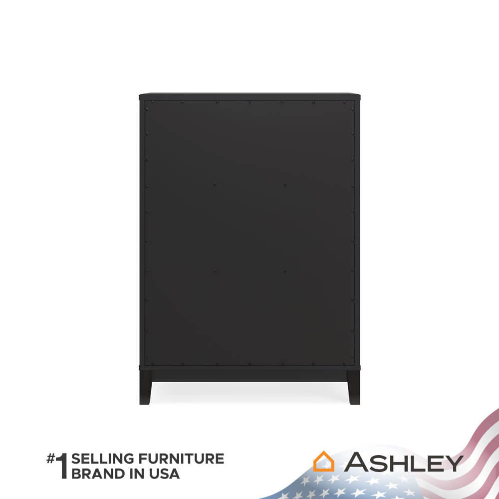 ตู้ลิ้นชัก 5 ลิ้นชัก ASHLEY FURNITURE HOMESTORE รุ่น WELLTERN/101 สีดำ
