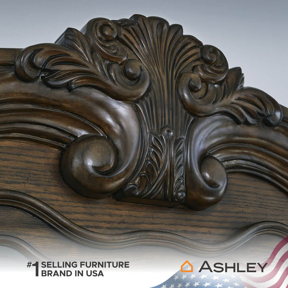 ตู้เตี้ยบานเปิด ASHLEY FURNITURE HOMESTORE รุ่น MAYLEE/181 สีน้ำตาลเข้ม