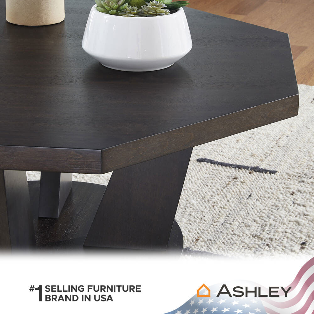 โต๊ะกลาง ASHLEY FURNITURE HOMESTORE รุ่น CHASINFIELD/109 สีน้ำตาลเข้ม_5