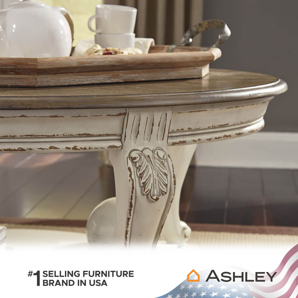 โต๊ะกลาง ASHLEY FURNITURE HOMESTORE รุ่น REALYN/122 สีขาววินเทจ_5