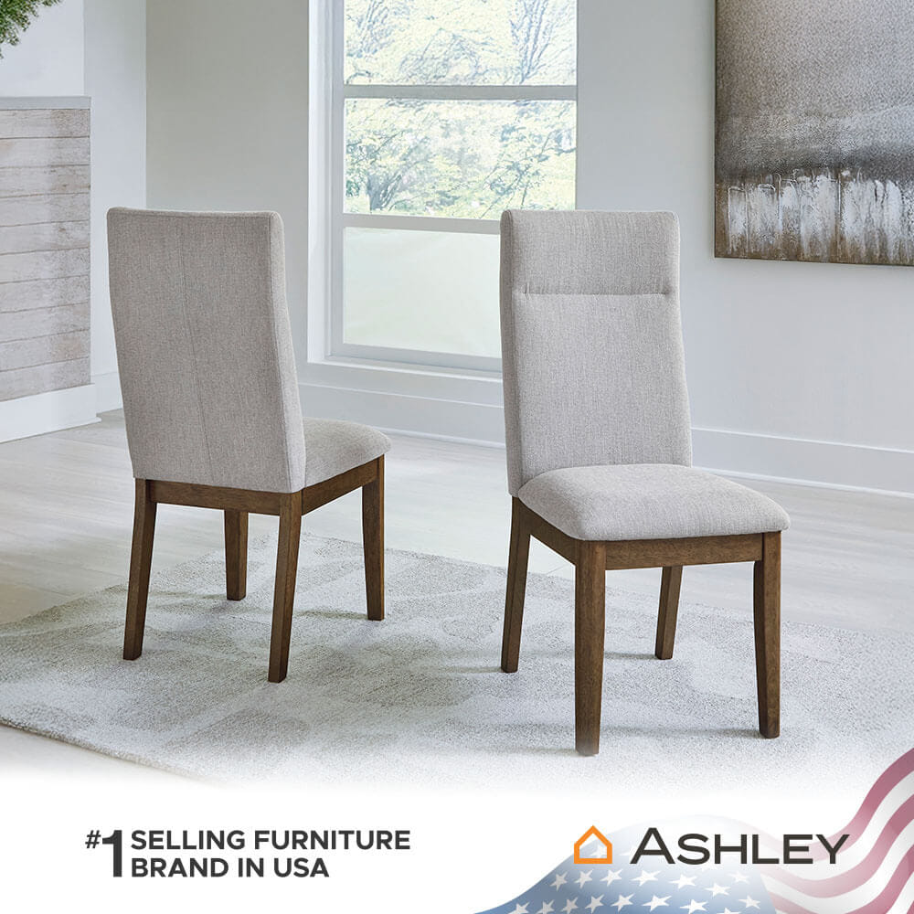 เก้าอี้ทานข้าว ASHLEY FURNITURE HOMESTORE รุ่น ROANHOWE สีเบจ