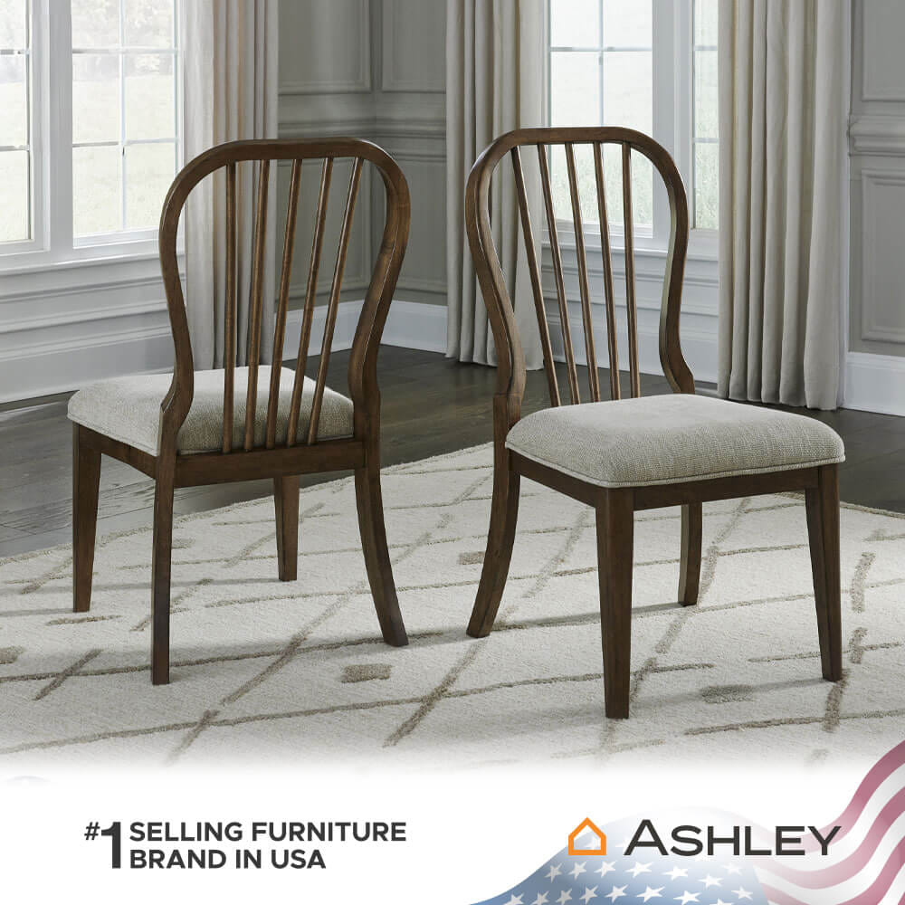 เก้าอี้ทานข้าว ASHLEY FURNITURE HOMESTORE รุ่น STURLAYNE-A สีน้ำตาล