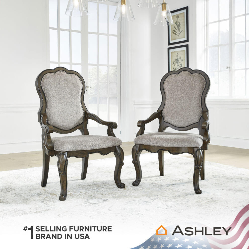 เก้าอี้ทานข้าว ASHLEY FURNITURE HOMESTORE รุ่น MAYLEE/78 สีน้ำตาลเข้ม