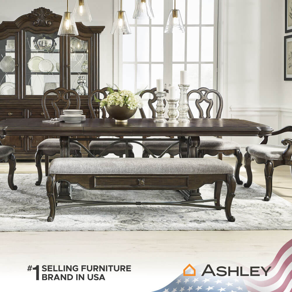 ม้านั่งพร้อมลิ้นชัก ASHLEY FURNITURE HOMESTORE รุ่น MAYLEE/160 สีน้ำตาลเข้ม_5