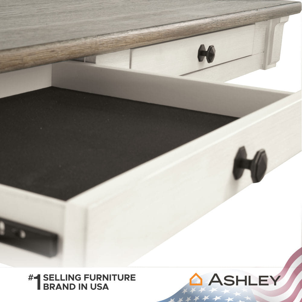 โต๊ะบาร์ ASHLEY FURNITURE HOMESTORE รุ่น BOLANBURG/101 สีขาววินเทจ