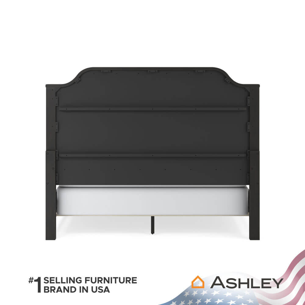 เตียงนอนขนาด 6 ฟุต ASHLEY FURNITURE HOMESTORE รุ่น WELLTERN/180 สีดำ