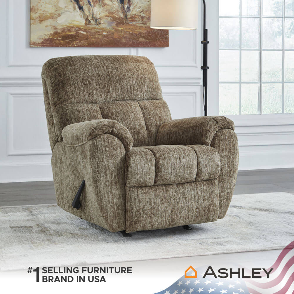 โซฟาปรับเอนนอน 1 ที่นั่ง ASHLEY FURNITURE HOMESTORE รุ่น RAMPANT/1R สีน้ำตาล