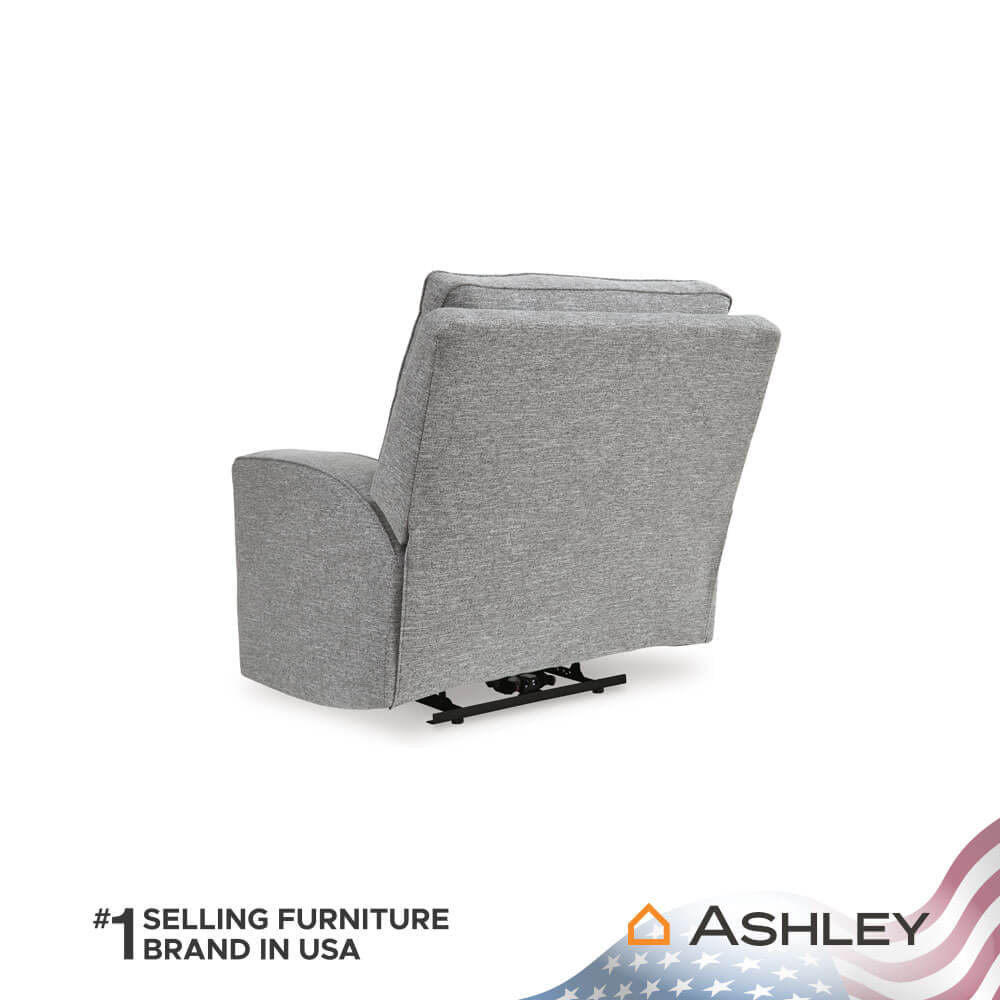 โซฟาปรับเอนไฟฟ้า 1 ที่นั่ง พร้อมพนักพิงศีรษะปรับได้ ASHLEY FURNITURE HOMESTORE รุ่น BISCOE/1RM สีเทาอ่อน