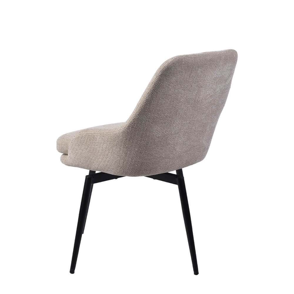 เก้าอี้รับประทานอาหารแบบหมุนได้ CHIC REPUBLIC รุ่น MUMU สีน้ำตาลอ่อน