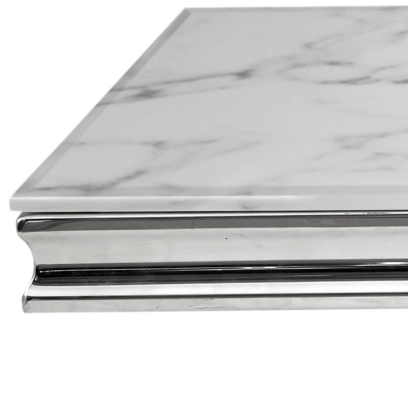 โต๊ะกลาง CHIC REPUBLIC รุ่น MENDIOLA-CH/130 MARBLE สีขาว_6